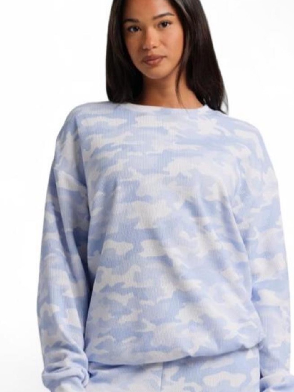 Comfrt waffle long sleeve top